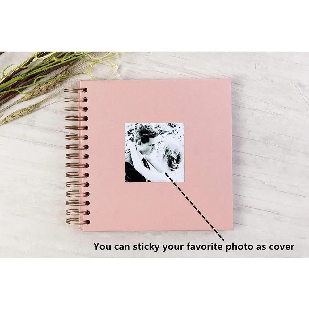 Potricher Classical Memory Photo Album with Spiral Binding‎